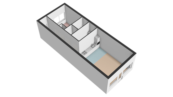 Floorplan - Smedingplein 7, 8302 BA Emmeloord